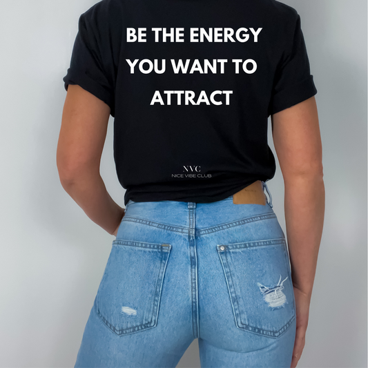 BE THE ENERGY | Organic Oversize T-Shirt